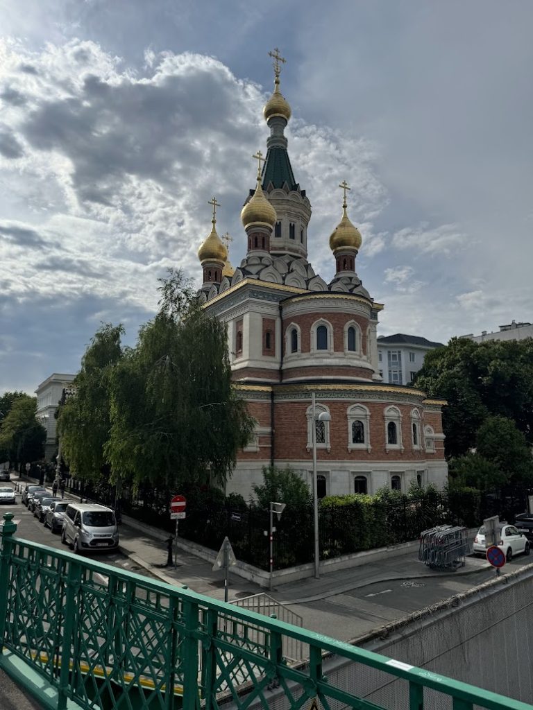 Bela igreja de santo nikolaus em viena